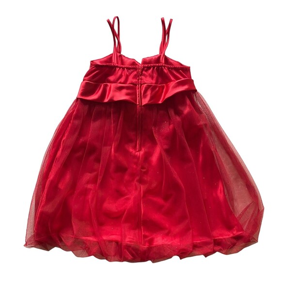 Sophia Young Designs Limited Girls Sparkle Tulle Dress Bubble Hem Size 8 - Picture 8 of 11